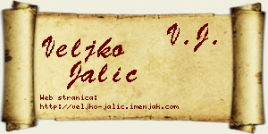 Veljko Jalić vizit kartica